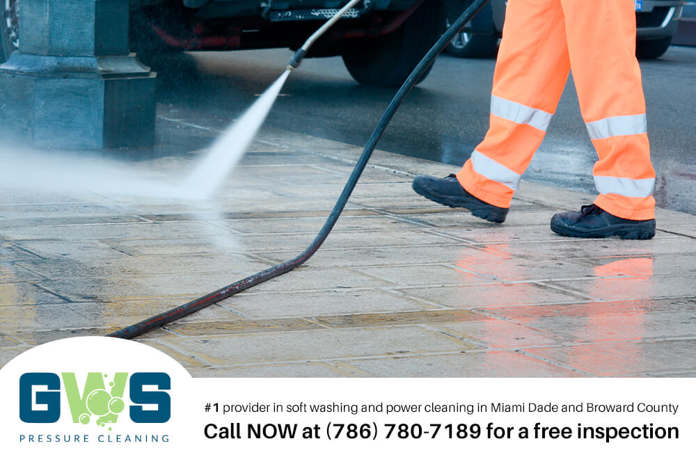 How to Clean Sidewalks with GWS Pressure Cleaning