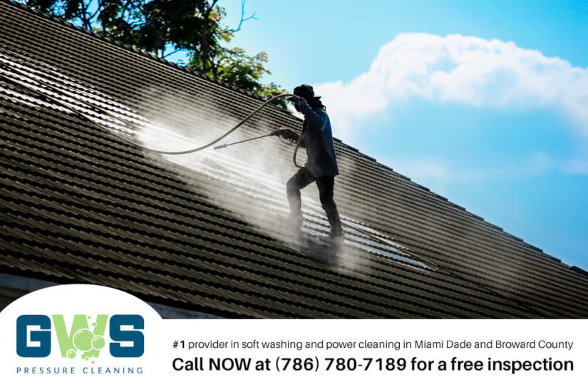 roof cleaning service at gws