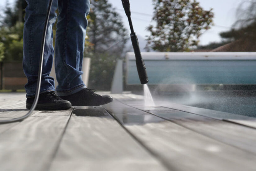 eco-friendly deck cleaning