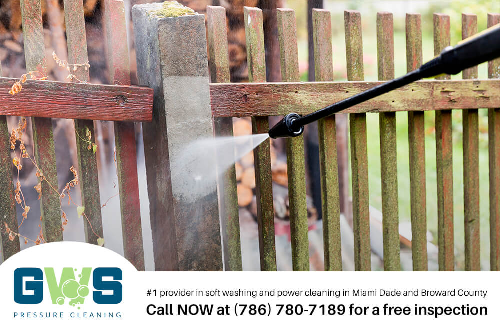 miami fence pressure cleaning
