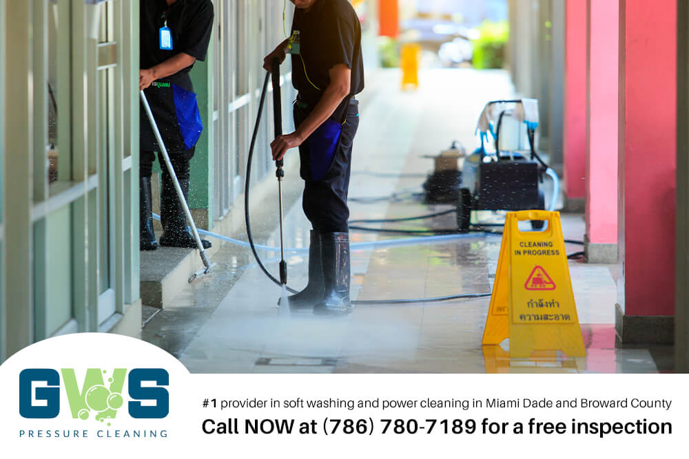 sidewalk pressure cleaning miami